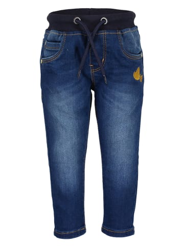 Blue Seven Jegginsy w kolorze granatowym