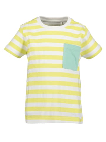 Blue Seven Shirt in Gelb/ Weiß