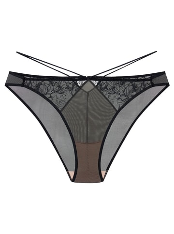 ESOTIQ Slip "Boa" in Schwarz/ Gold