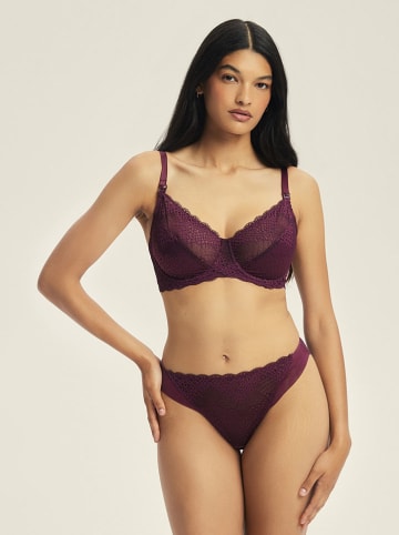 ESOTIQ Biustonosz "Caris" w kolorze bordowym do karmienia