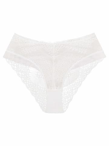 ESOTIQ Figi high waist "Caris" w kolorze białym