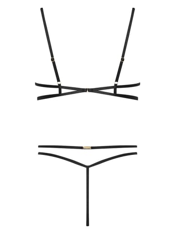 ESOTIQ 2-częściowy zestaw bielizny "Wea" w kolorze czarnym