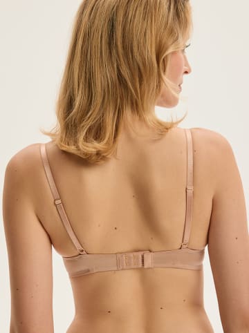 ESOTIQ Biustonosz "Century" w kolorze beżowo-czarnym