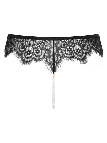 ESOTIQ Stringi "Potion" w kolorze czarnym