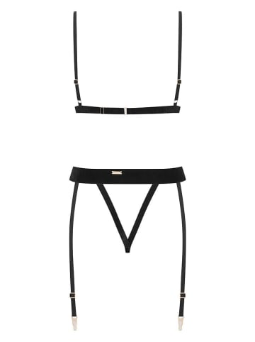 ESOTIQ 2-częściowy zestaw bielizny "Zeal" w kolorze czarnym