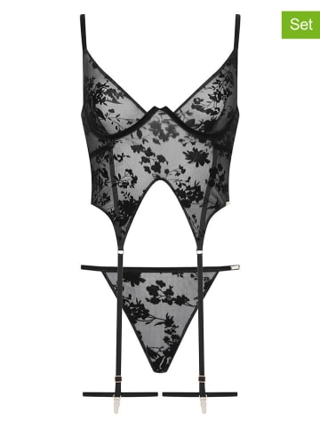 ESOTIQ 2-delige ondergoedset "Zaire" zwart