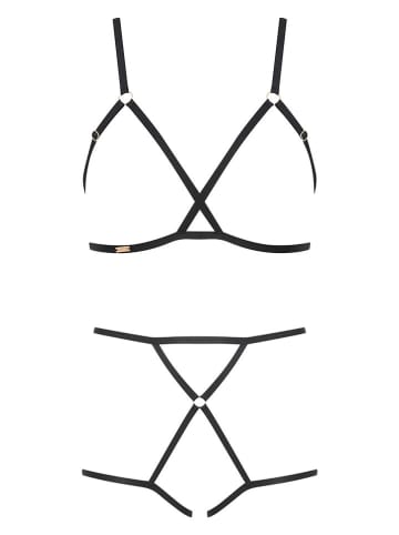 ESOTIQ Harness "Hola" in Schwarz