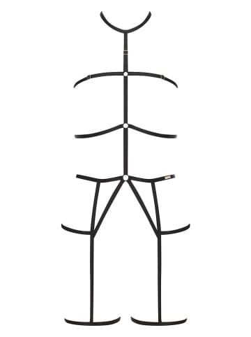 ESOTIQ Uprząż "Hot" w kolorze czarnym