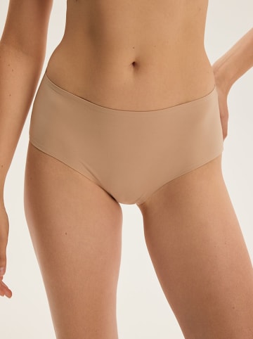 ESOTIQ Figi high waist "Cleary" w kolorze beżowym