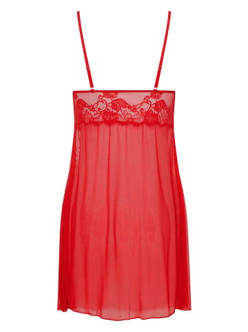 ESOTIQ Koszulka nocna "Risky" w kolorze czerwonym