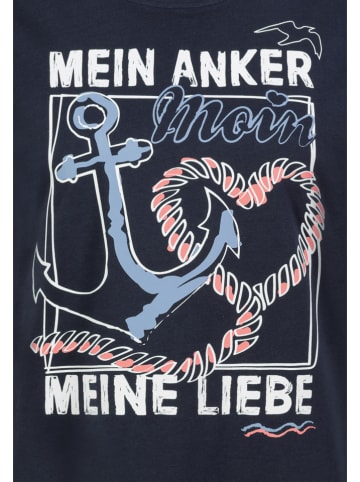 Eight2Nine Shirt in Dunkelblau