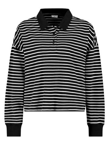 Eight2Nine Koszulka polo w kolorze czarno-białym