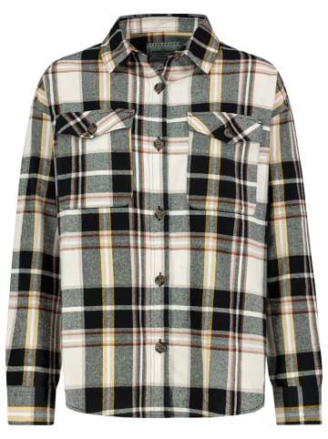 Eight2Nine Koszula w kolorze czarno-kremowo-jasnobrązowym