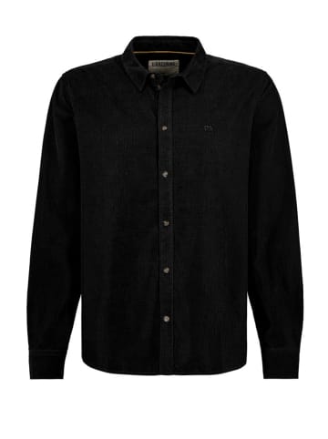 Eight2Nine Cordhemd in Schwarz