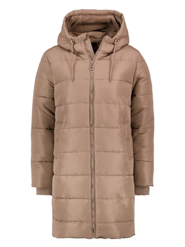 Eight2Nine Płaszcz pikowany w kolorze brązowym