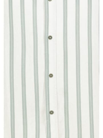 Eight2Nine Hemd in Creme/ Hellgrün