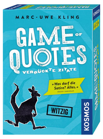 Kosmos Kartenspiel "Game of Quotes. Verrückte Zitate" - ab 16 Jahren