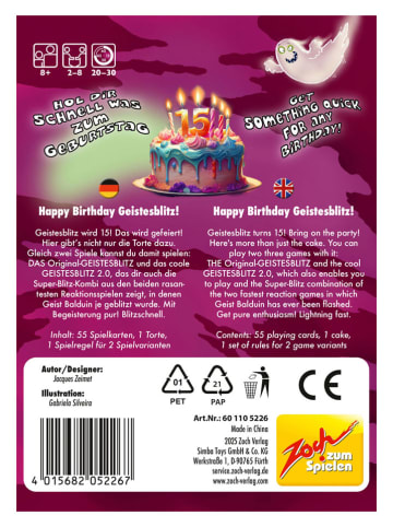 Simba Kartenspiel "Geistesblitz Happy Birthday" - ab 8 Jahren