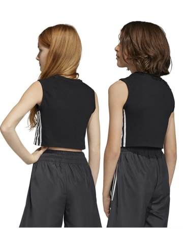 adidas Top in Schwarz