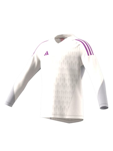 adidas Trainingsshirt "T23 P GK JSY LY" in Weiß/ Grau/ Lila