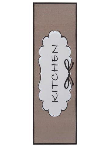 Hanse Home Chodnik kuchenny "Kitchen Cloud" w kolorze jasnobrązowym