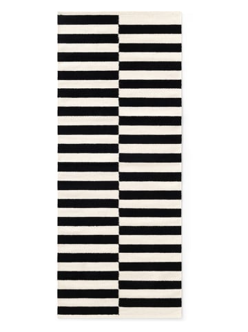 Hanse Home Woll-Teppich "Donna" in Schwarz/ Weiß