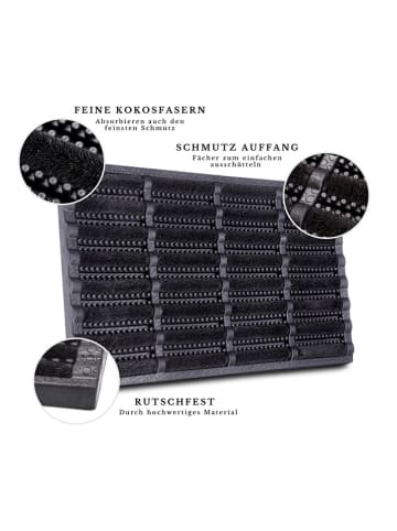 Hanse Home Kokos-Fußmatte in Schwarz