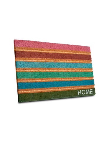 Hanse Home Kokos-Fußmatte "Colorful Stripes" in Bunt
