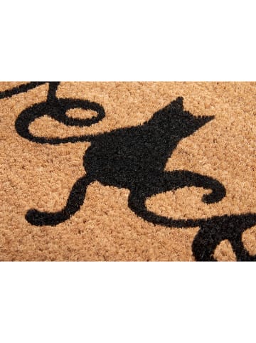 Hanse Home Kokos-Fußmatte "Cat Paws" in Natur