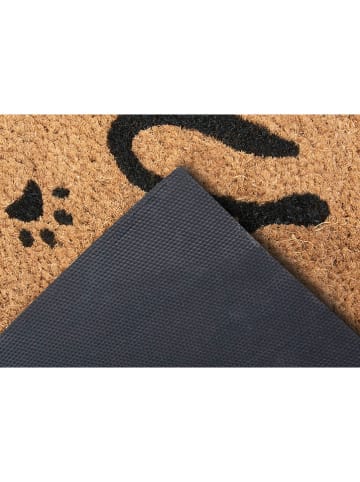 Hanse Home Kokos-deurmat "Cat Paws" naturel