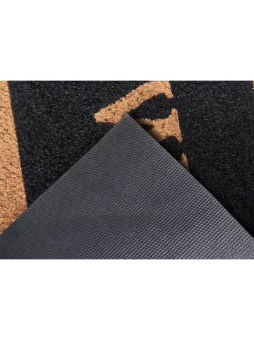 Hanse Home Kokos-deurmat "Welcome" zwart