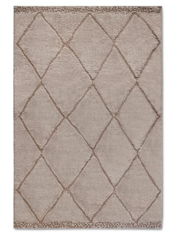 Elle Decoration Hochflor-Teppich "Perrotin" in Beige