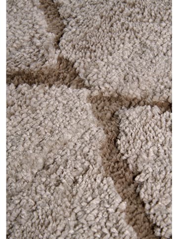 Elle Decoration Hochflor-Teppich "Perrotin" in Beige