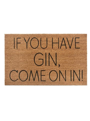 Hanse Home Kokos-Fußmatte "Gin" in Hellbraun