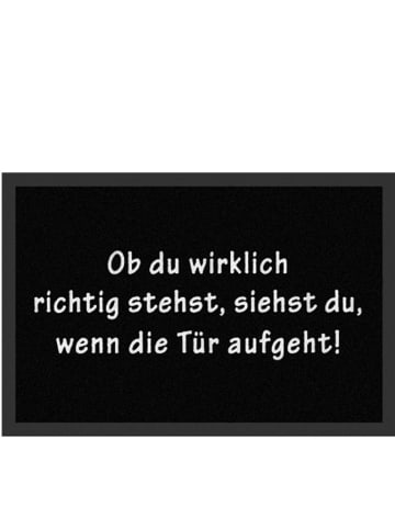 Hanse Home Fußmatte "Printy" in Schwarz