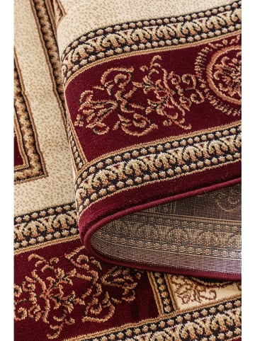 Nouristan Laagpolig tapijt ''Nouristan'' rood/beige