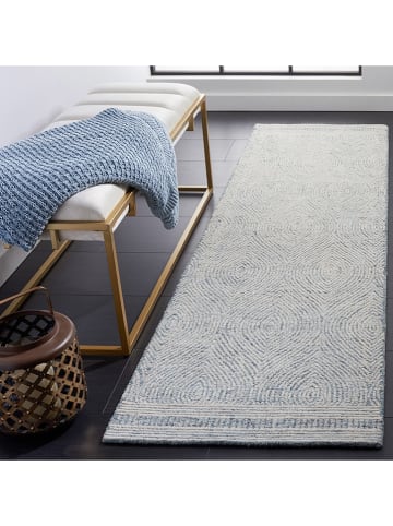 Safavieh Wełniany dywan w kolorze kremowo-niebieskim