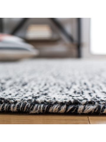 Safavieh Woll-Teppich "Abstract" in Schwarz/ Creme
