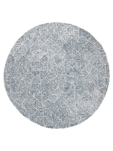 Safavieh Wełniany dywan w kolorze niebiesko-kremowym