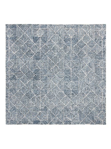 Safavieh Wełniany dywan "Abstract" w kolorze niebiesko-kremowym