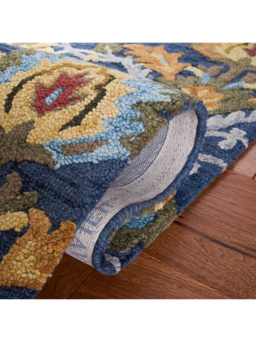Safavieh Hochflor-Teppich ''Blossom'' in Dunkelblau/ Bunt