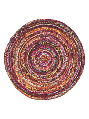 Safavieh Kurzflor-Teppich "Braided" in Bunt