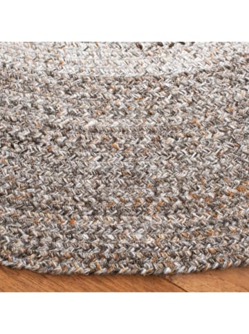Safavieh Kurzflor-Teppich "Braided" in Braun
