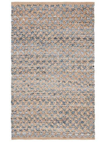 Safavieh Kurzflor-Teppich ''Cape Cod'' in Blau/ Beige