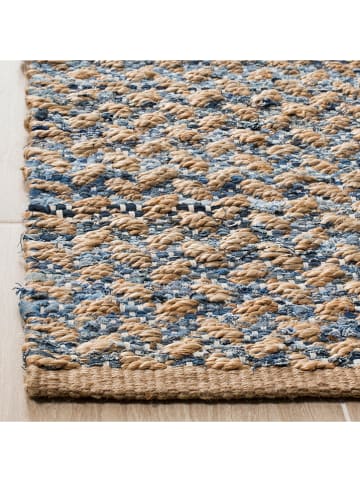 Safavieh Kurzflor-Teppich ''Cape Cod'' in Blau/ Beige