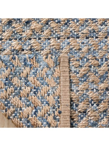 Safavieh Kurzflor-Teppich ''Cape Cod'' in Blau/ Beige