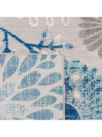 Safavieh Kurzflor-Teppich "Cabana" in Blau/ Grau