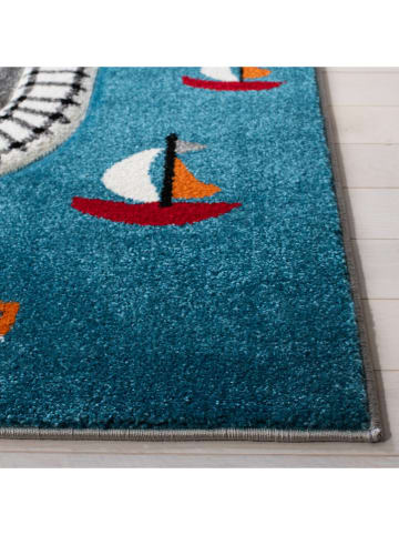 Safavieh Kurzflor-Teppich ''Carousel'' in Grau/ Bunt