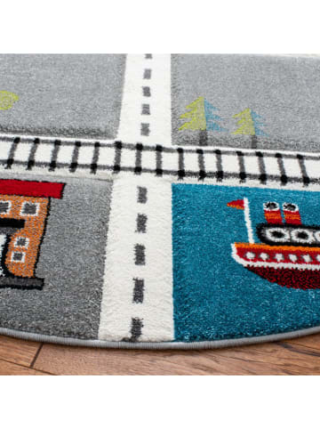 Safavieh Kurzflor-Teppich ''Carousel'' in Grau/ Bunt