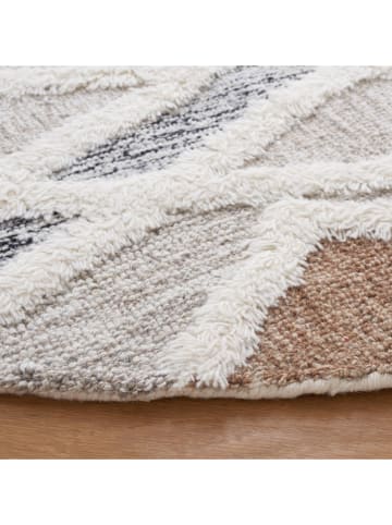 Safavieh Wełniany dywan "Casablanca" w kolorze szaro-białym